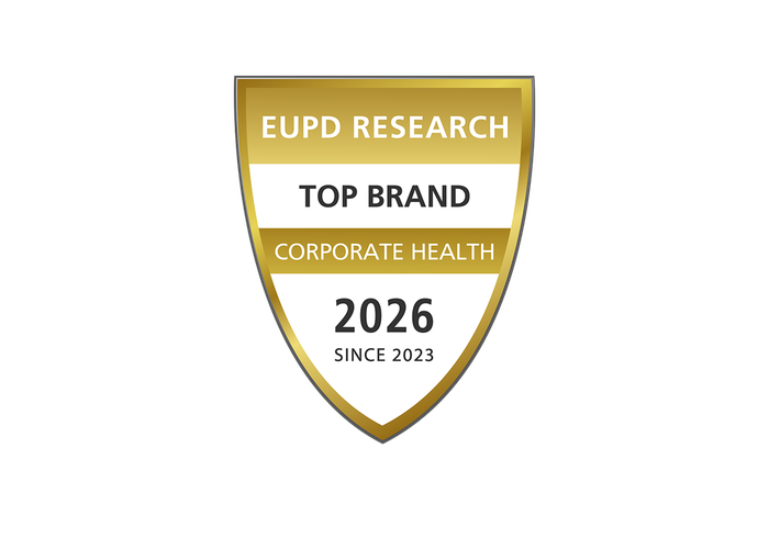 Siegel zum Top Brand Corporate Health 2026