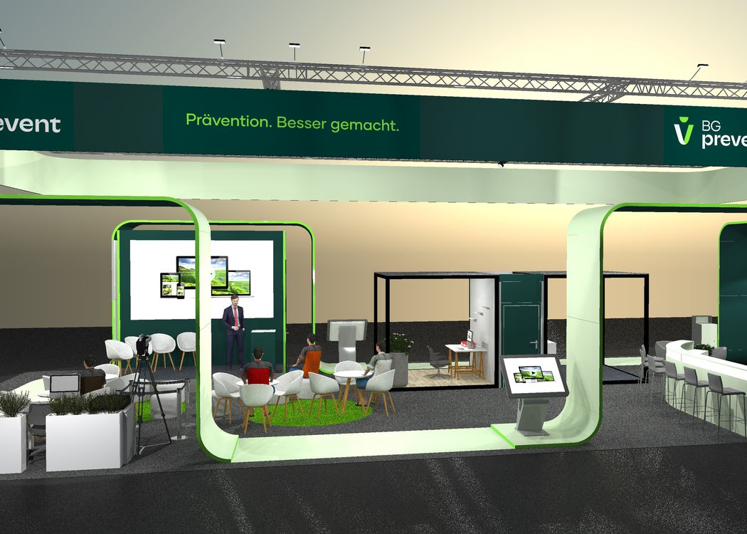 Messestand der BG prevent auf der A+A