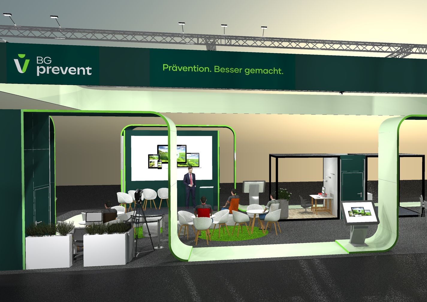 Messestand der BG prevent auf der A+A